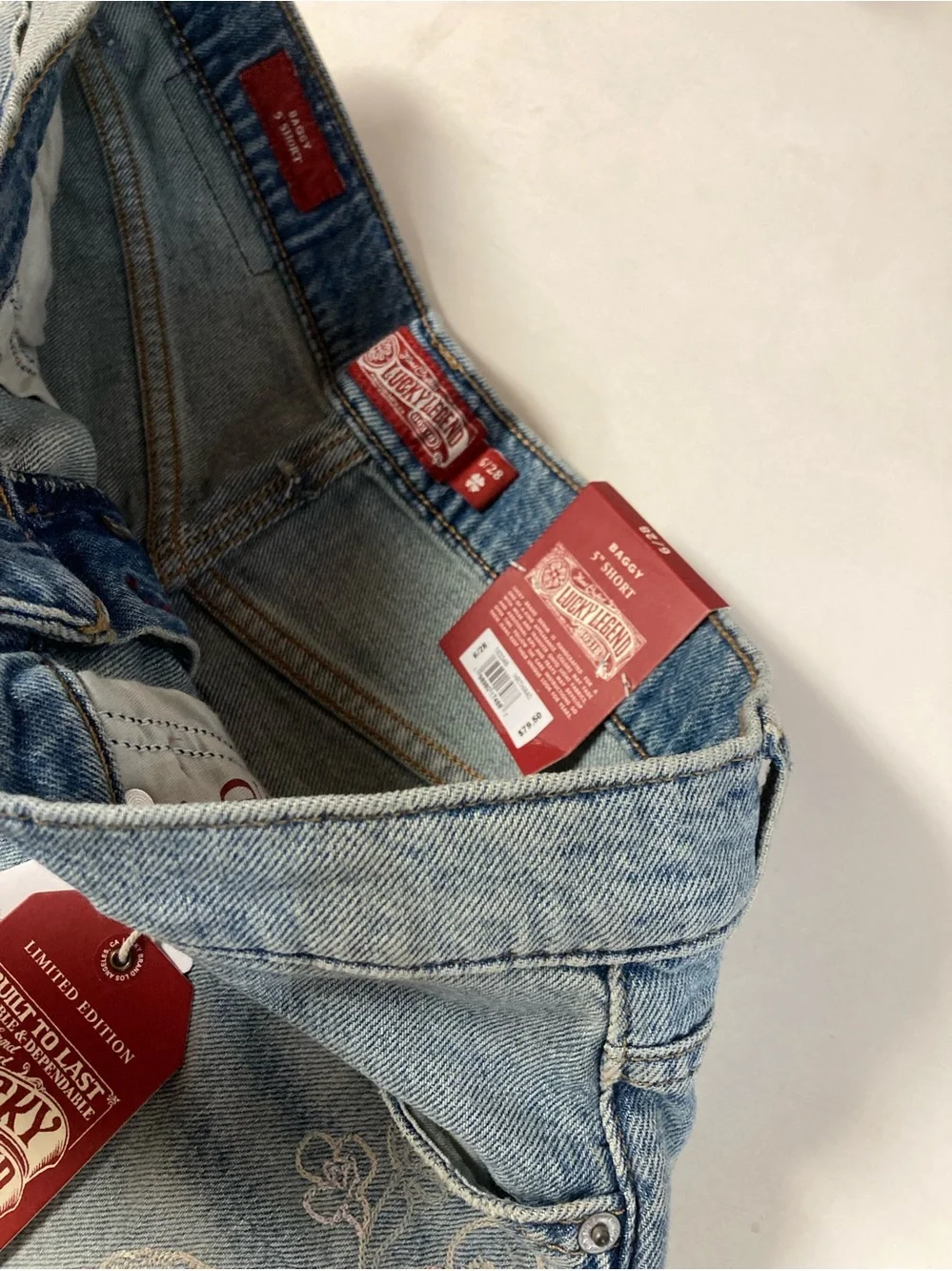 Lucky Brand Baggy Flower Shorts